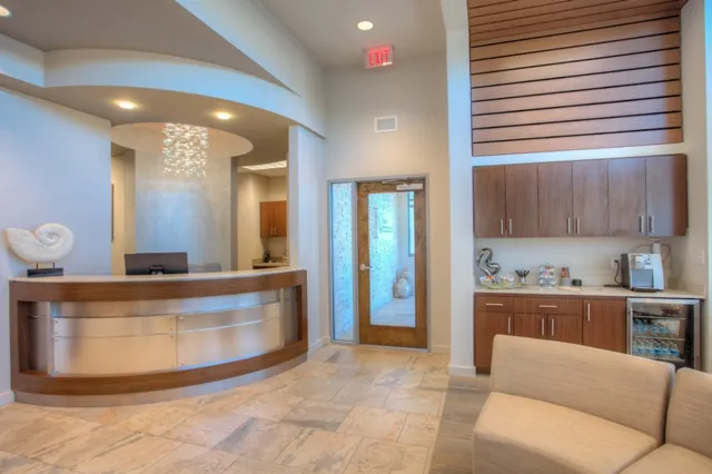 Reception desk