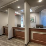 Check-out desks