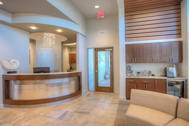 Reception desk